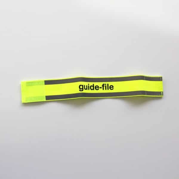 Brassard élastique guide-file