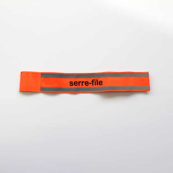Brassard élastique serre-file
